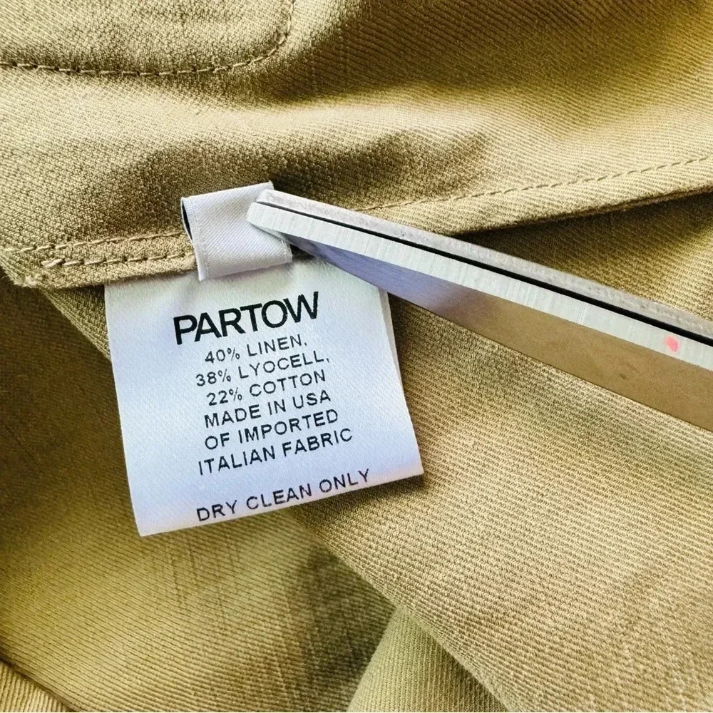 NEW PARTOW Adler Khaki Flap Pocket Trench Dress